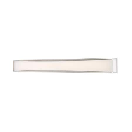 Z-Lite Baden 2 Light Vanity, Brushed Nickel & Frosted White 1933-46BN-LED